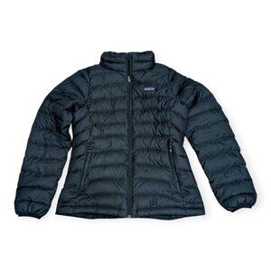 Patagonia Black Down Puffer Coat Jacket Kids Youth Large Sz 12 Winter Coat